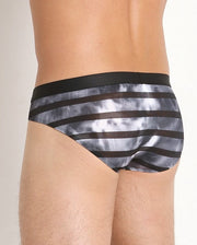XS Gregg Homme Mesh Striped Wanted brief 142703 MX6