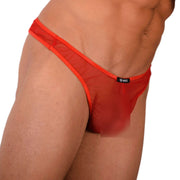 XS SMU Sensual C - Thru Red Thong 33852 MX176