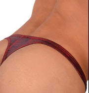 XS SMU Sensual Red Party Thong 33861 MX176
