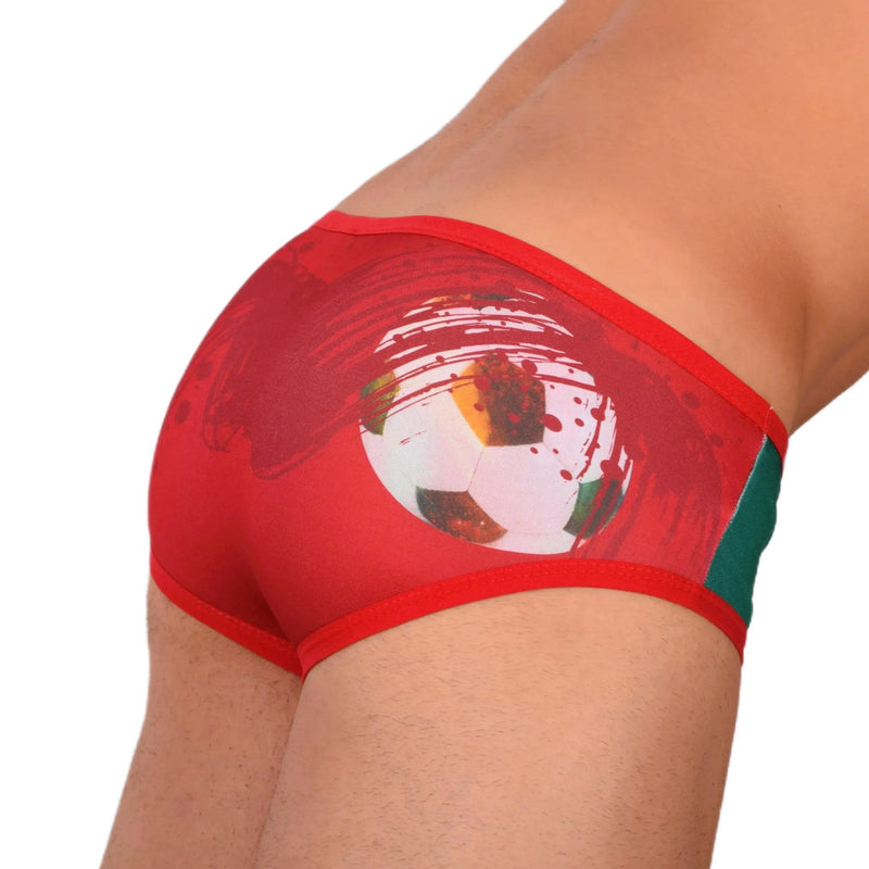 XS SMU Sexy Mexican Flag Brief 33854 MX176
