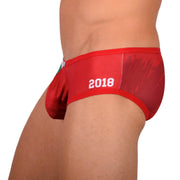 XS SMU Sexy Mexican Flag Brief 33854 MX172