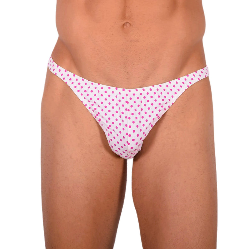 XS SMU Sexy White and Pink Thong 33859 MX171