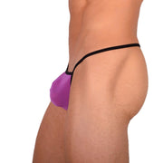 XS Smu Tanning Walking around sheer Purple String MX19 340192