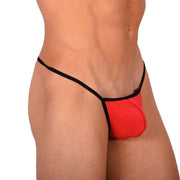 XS SMU Tanning Walking around sheer Red String MX19 340213