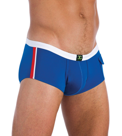 XS Swim - Brief GREGG HOMME Swimwear 3G Canada Flag Blue 95735 1362