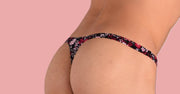 XS/S SMU Mens Flash Thong Flower Print 33457 MX115