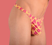 XS/S SMU Mens Flash Thong Flower Print 33460 MX117