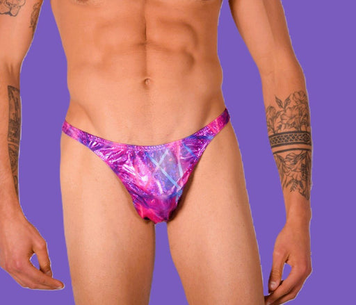 XS/S SMU Mens Flashy Pink Thong 33418 MX111