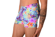 XS/S SMU Mens Swim Hipster Underwear Abstract 43148 MX122