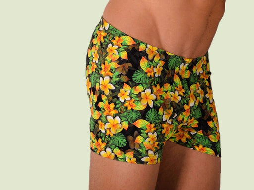 XS/S SMU Mens Swim Hipster Underwear FLOWERS 43130 MX122