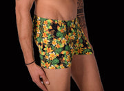 XS/S SMU Mens Swim Hipster Underwear FLOWERS 43130 MX127