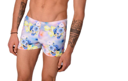 XS/S SMU Mens Swim Hipster Underwear Flowers 43139 MX122