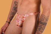 XS/S SMU Mens Thong Underwear 33484 PRINT MX112