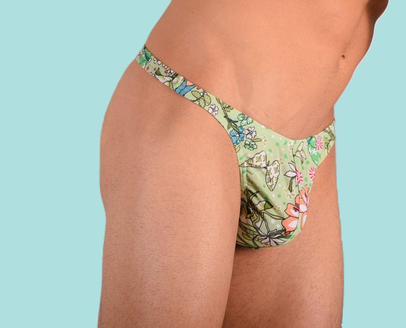 XS/S SMU Mens Thong Underwear 33486 PRINT MX117