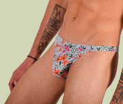 XS/S SMU Mens Thong Underwear 33488 PRINT MX113