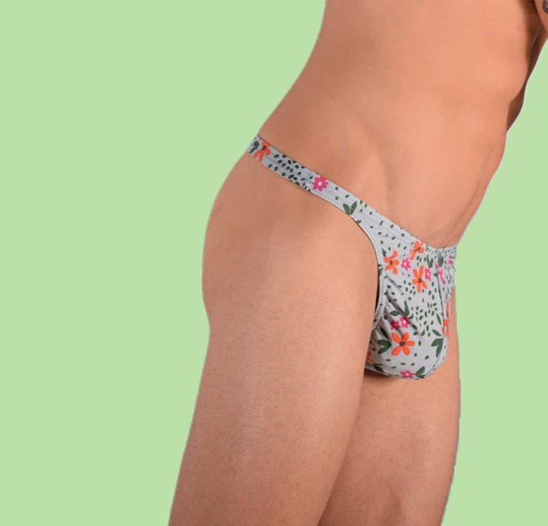 XS/S SMU Mens Thong Underwear 33488 PRINT MX111