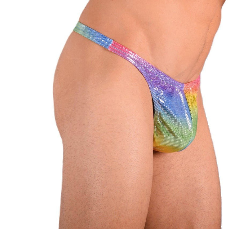 XS/S SMU Mens Thong Underwear 33490 PRINT MX117