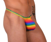 XS/S SMU Sensual Pride Rainbow Thong 33621 MX146