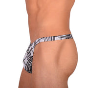 XS/S SMU Sensual Silver Party Thong MX20 340702