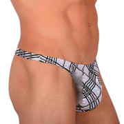 XS/S SMU Sensual Silver Party Thong MX20 340703