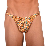 XS/S Smu Swim Tanning Walking around Shells Thong MX18 339621