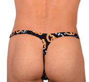 XS/S Smu Tanning Walking around Black Rings Thong MX19 340423