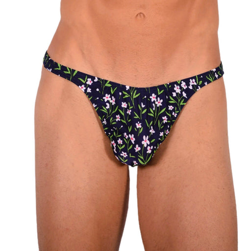 XS/S SMU Tanning Walking around Floral Thong MX19 340381