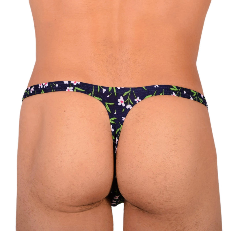 XS/S SMU Tanning Walking around Floral Thong MX19 340383