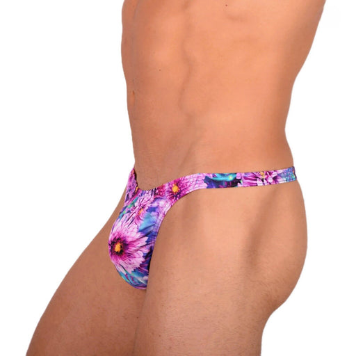 XS/S SMU Tanning Walking around Floral Thong MX19 340452
