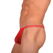 XS/S SMU Tanning Walking around Red Thong MX19 340484