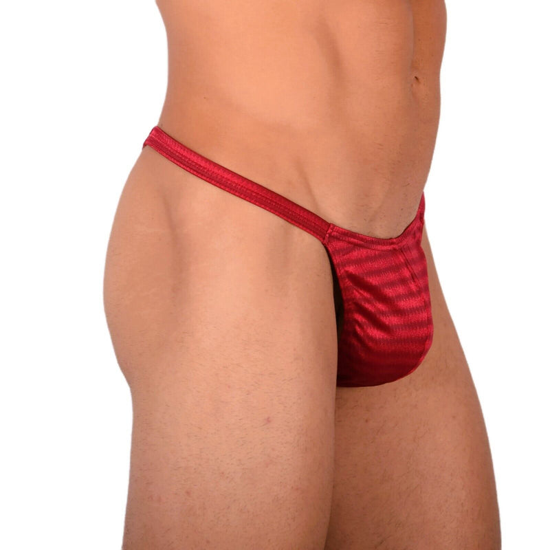 XS/S SMU Tanning Walking around Red Thong MX20 340554