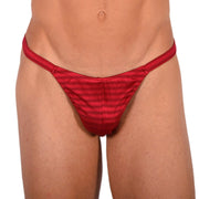 XS/S SMU Tanning Walking around Red Thong MX20 340551