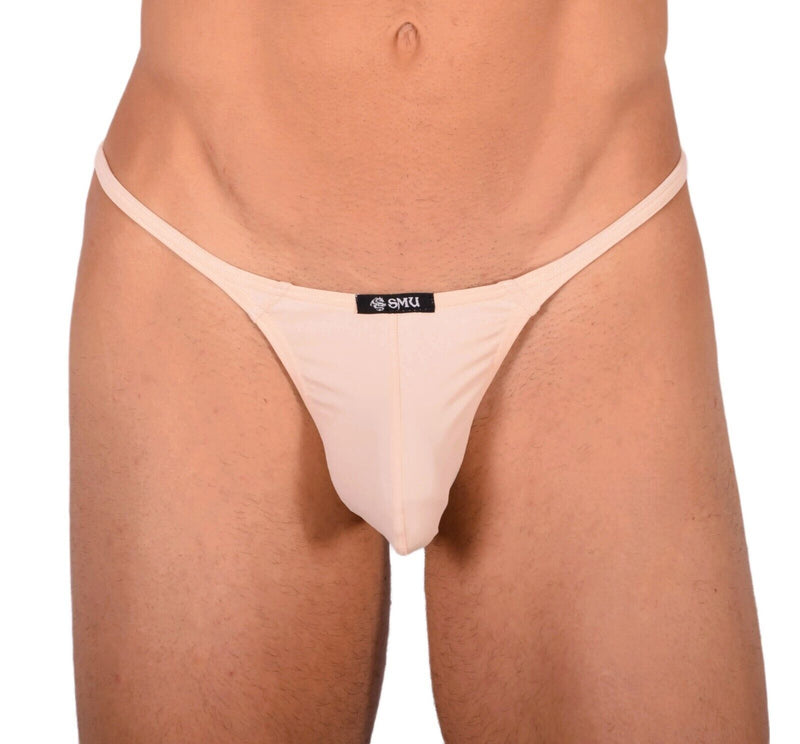 XS/S SMU Tanning Walking around sheer Beige Thong MX19 339751