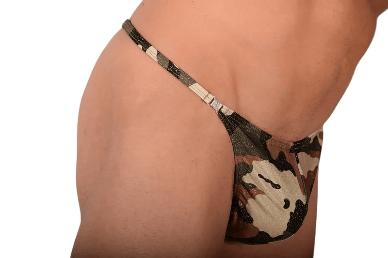 XS/S SMU Thong Rhinestones Camo 28'' 30'' Waist MX10 1006042