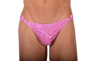 XS/S SMU Thong Rhinestones Pink Flash 28'' 30'' Waist MX10 1005955