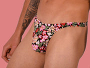 XS/S SMU Underwear Thong Flowers Print 33446 MX111
