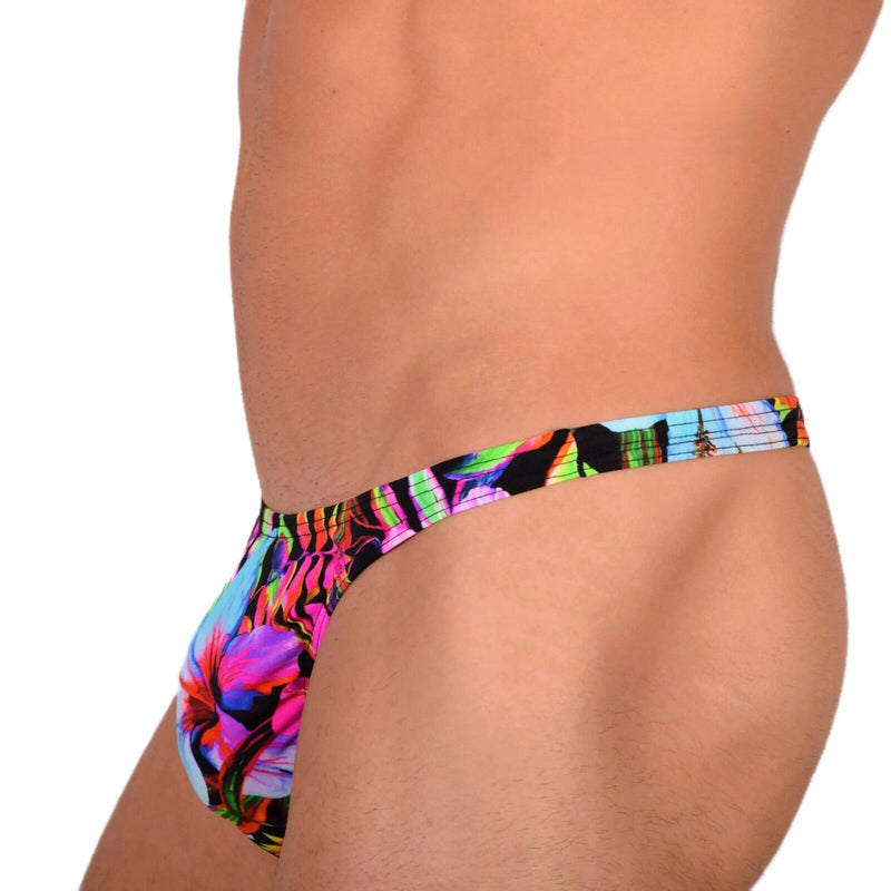 XS/S SMU Walking around Tanning Multicolor Thong MX19 340442
