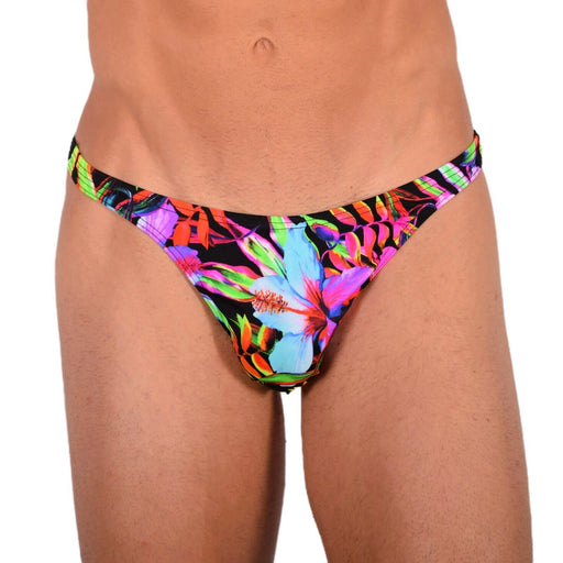 XS/S SMU Walking around Tanning Multicolor Thong MX19 340441