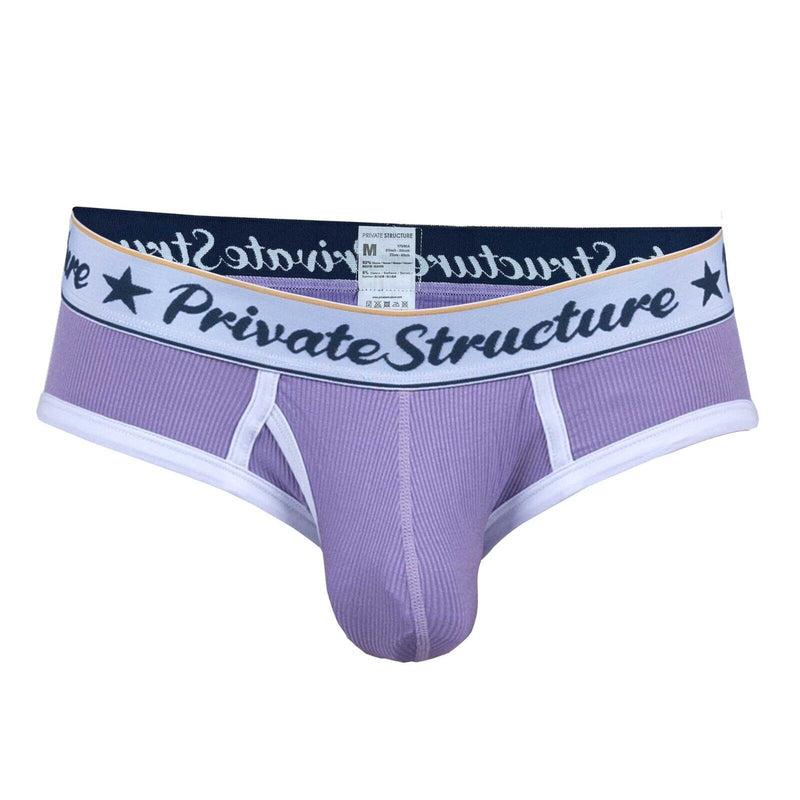 PRIVATE STRUCTURE Briefs Classic Mid-Waist Mini Brief in Viola Purple 4529