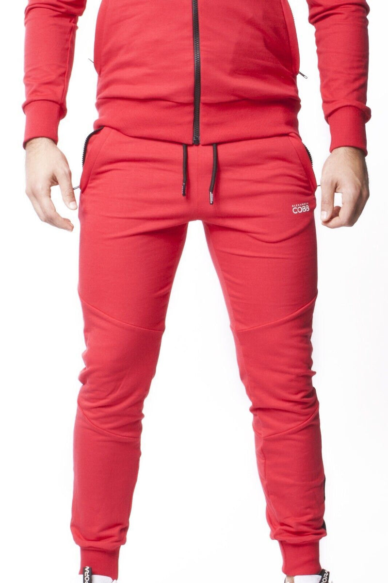Alexander COBB Legging Athletic Gym Pants Super Soft Classy Red 5 - SexyMenUnderwear.com
