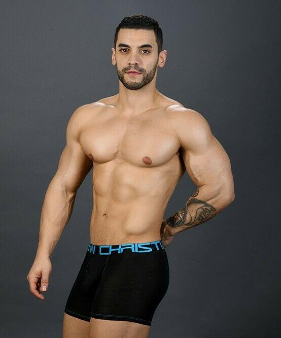Andrew Christian Boxer Almost Naked Premium Boxer Homme Black 91179 3 - SexyMenUnderwear.com