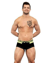 Andrew Christian Boxer Trophy Boy Active Neon Mesh Men Boxers Black 90916 19 - SexyMenUnderwear.com