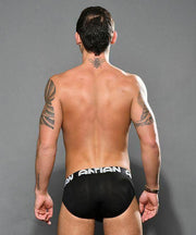 Andrew Christian Brief Bamboo Soft Rayon Antibacterial Briefs Black 92149 49 - SexyMenUnderwear.com