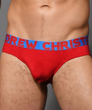Andrew Christian Brief Bamboo Super Soft Rayon Antibacterial Red Briefs 92624 - SexyMenUnderwear.com