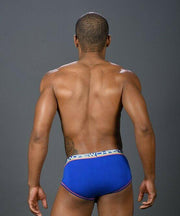 Andrew Christian Brief CoolFlex Active W/Sh Briefs Sporty Slip Royal 91118 36 - SexyMenUnderwear.com