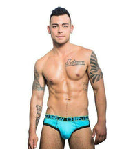 Andrew Christian Brief CoolFlex Briefs Slip Show-it Aqua 90937 16 - SexyMenUnderwear.com