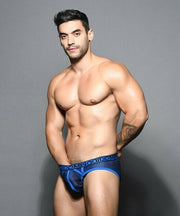 Andrew Christian Brief Dom Briefs Hyper-Masc Double-Mesh Royal 91608 52 - SexyMenUnderwear.com