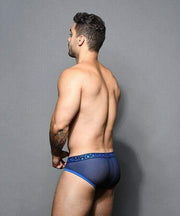 Andrew Christian Brief Dom Briefs Hyper-Masc Double-Mesh Royal 91608 52 - SexyMenUnderwear.com