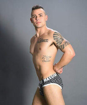 Andrew Christian Brief Massive ShockWave Briefs Slip Black 91141 20 - SexyMenUnderwear.com