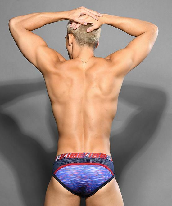 Andrew Christian Brief Vibe Sport Mesh Briefs Navy 92322 52 - SexyMenUnderwear.com